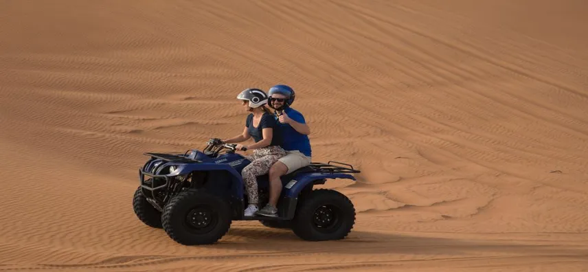 Evening Desert Safari with Quad Bike-8